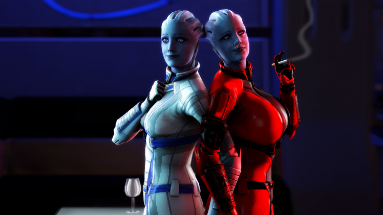 Asari, Mass Effect HD Wallpaper Desktop Background