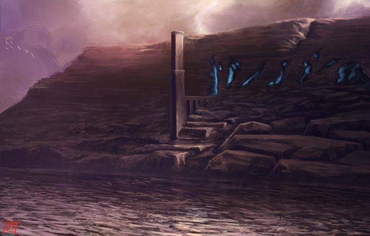 fantasy Art, Landscape, Ruin HD Wallpaper Desktop Background