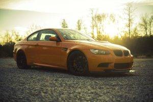 car, BMW, Orange