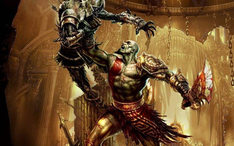 Kratos, Artwork, Video Games HD Wallpaper Desktop Background