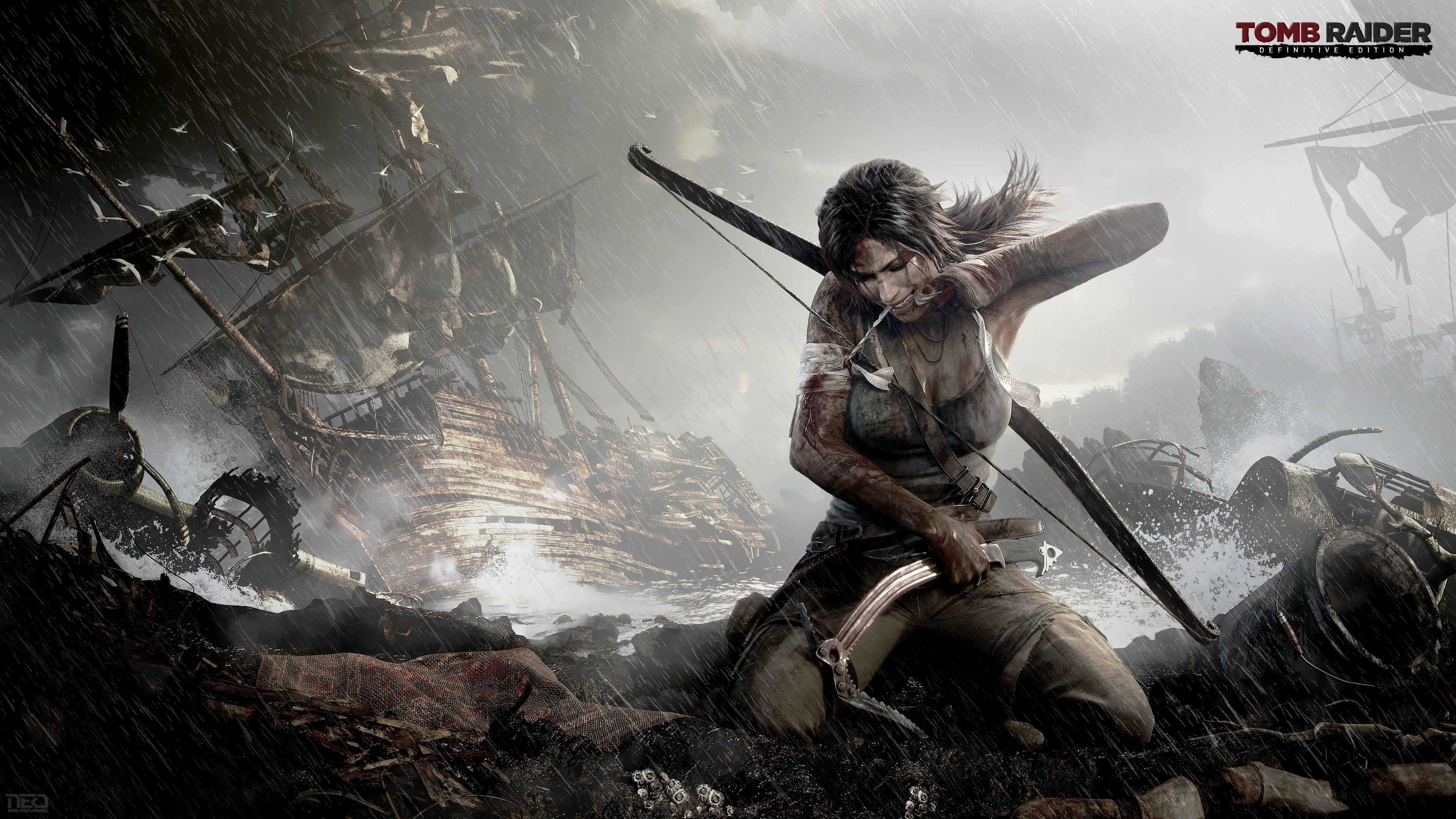 Tomb Raider, Video Games, Rain Wallpaper