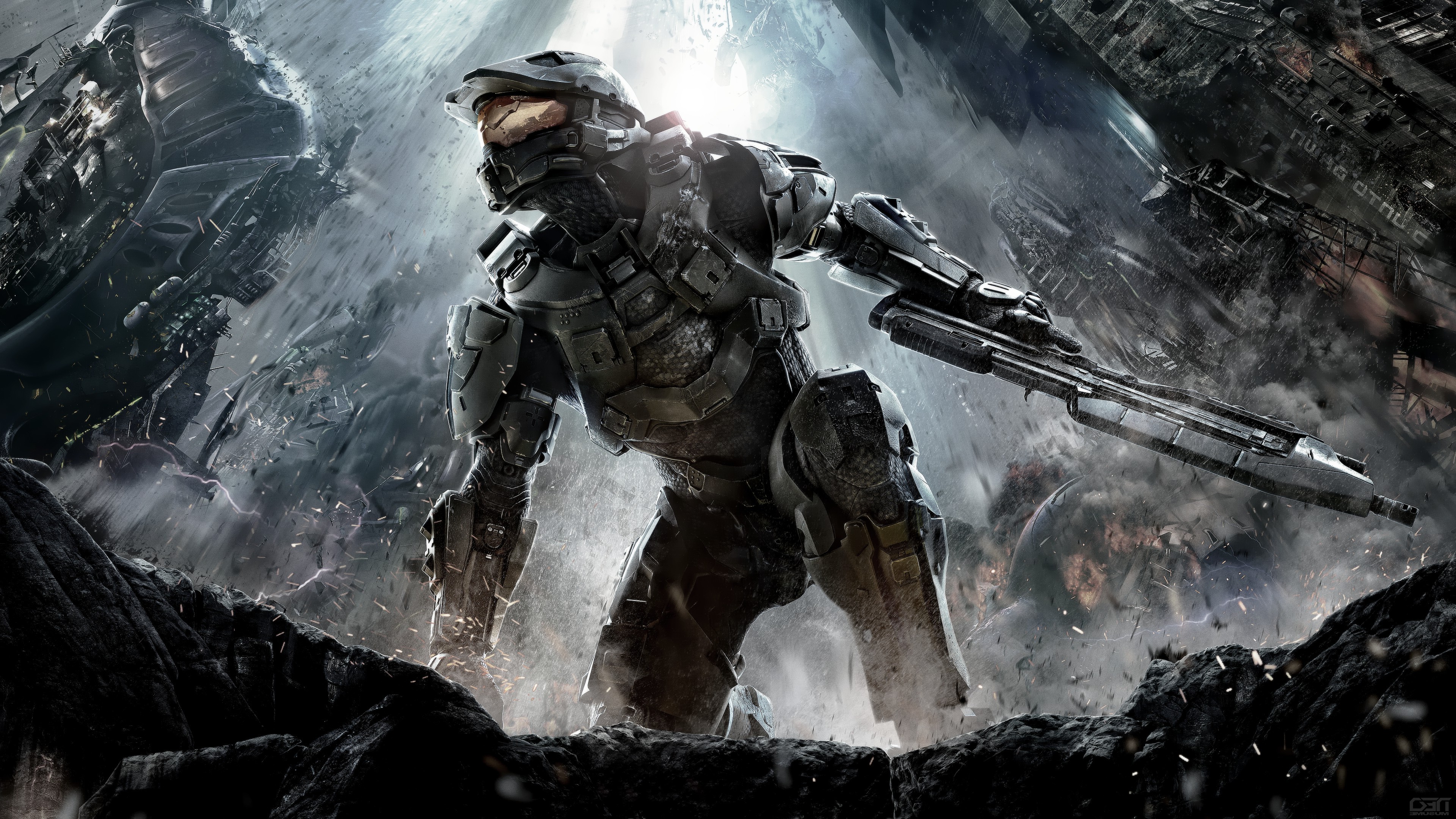 Halo, Video Games, Gun, Master Chief Wallpapers HD / Desktop and Mobile