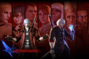 Devil May Cry, Devil May Cry 4, Video Games, Dante, Nero (character), Trish, Lady (Devil May Cry), Sanctus, Credo, Kyrie (character), Agnus, Gloria (Devil May Cry)
