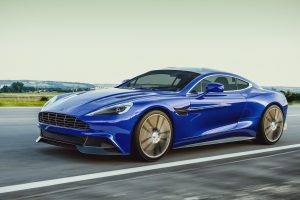 car, Aston Martin, Blue Cars