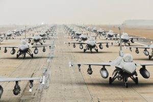 aircraft, Military, General Dynamics F 16 Fighting Falcon