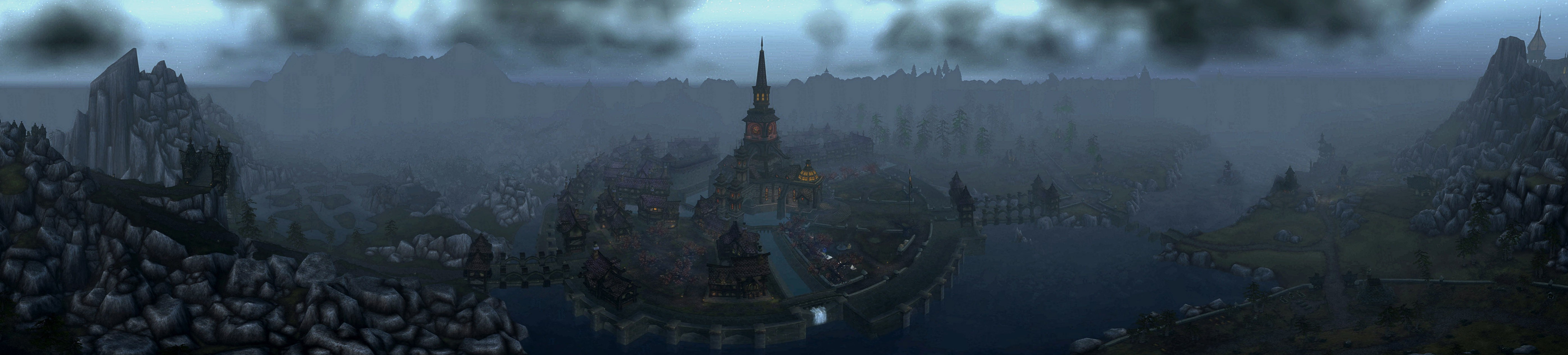 Gilneas,  World Of Warcraft, Panoramas Wallpaper