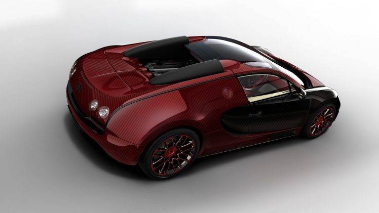 Bugatti Veyron, Car, Red Cars HD Wallpaper Desktop Background