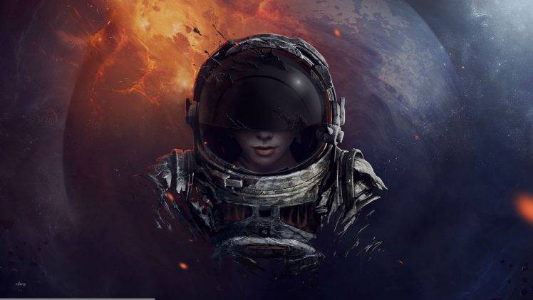 women, Planet, Space HD Wallpaper Desktop Background