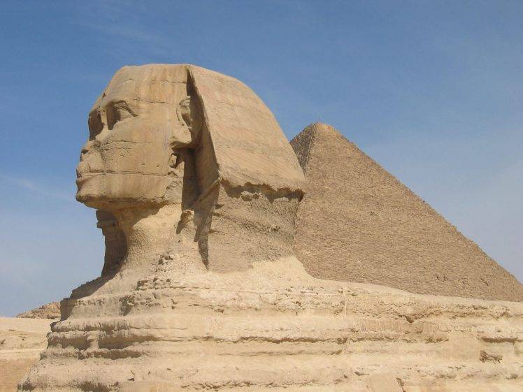 landscape, Sphinxes, Pyramid, Egypt HD Wallpaper Desktop Background