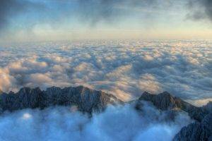 landscape, Nature, Mist, Mountain, Clouds