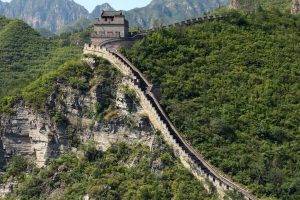 landscape, Nature, Great Wall Of China, Forest, China