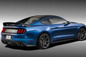 Ford Mustang Shelby, Shelby GT350, Car, Blue Cars