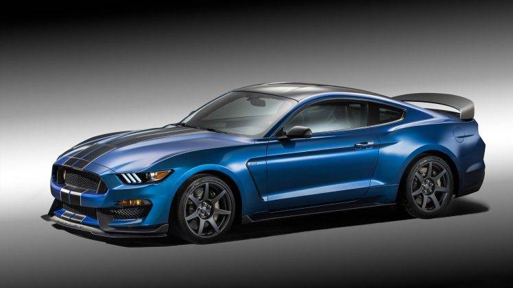 Ford Mustang Shelby, Shelby GT350, Car, Blue Cars HD Wallpaper Desktop Background