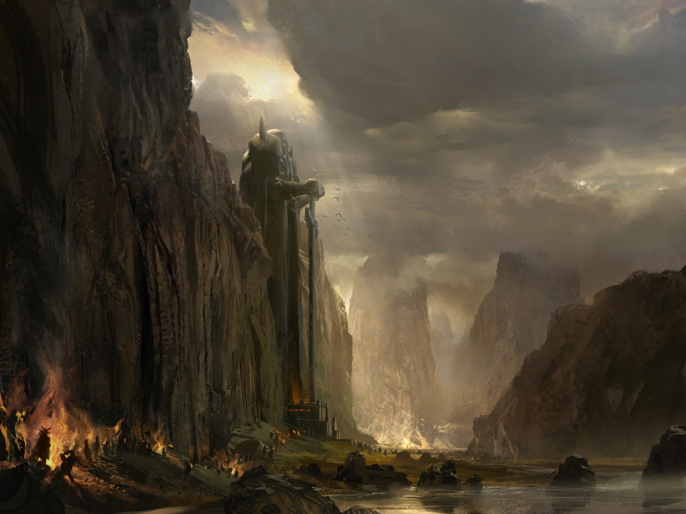 landscape Drawing Fantasy Art Guild Wars Wallpapers HD