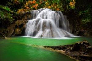 nature, Landscape, Waterfall