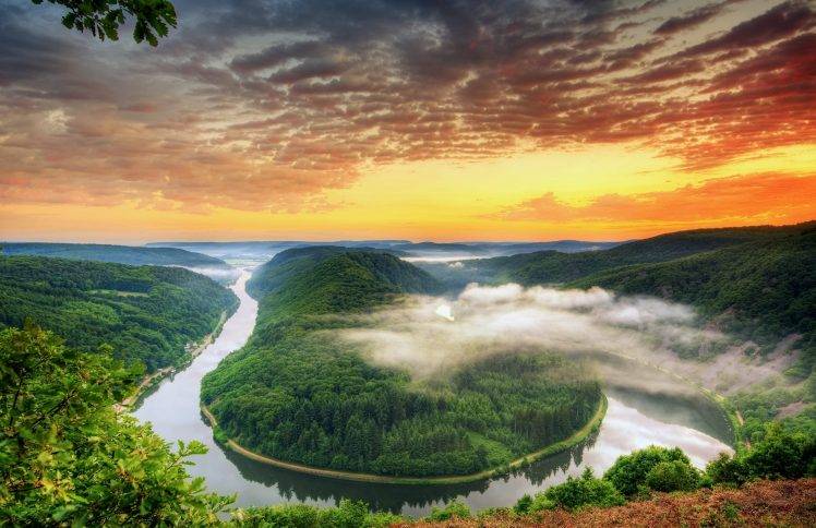 nature, Landscape, River, Forest HD Wallpaper Desktop Background