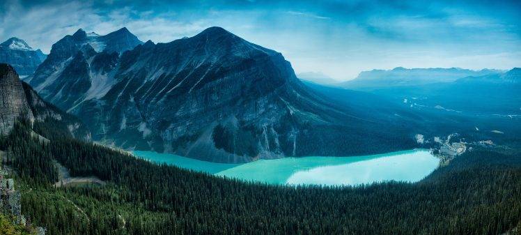 nature, Landscape, Forest, Mountain, Lake, Moraine Lake HD Wallpaper Desktop Background