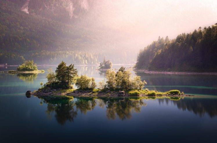 nature, Landscape, Lake, Forest HD Wallpaper Desktop Background