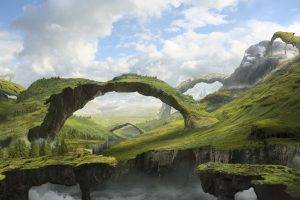 fantasy Art, Landscape, Arch