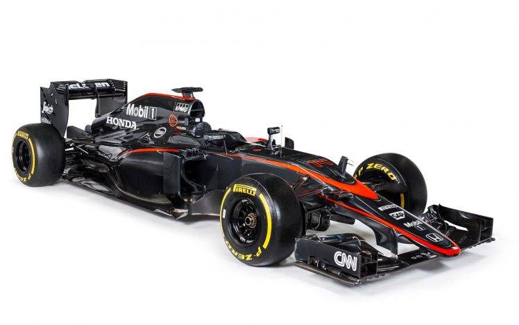 Formula 1, McLaren F1, 2015, Honda, White Background HD Wallpaper Desktop Background