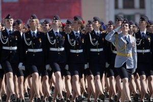 military, Victory Day, Moscow, Russia, Group Of Women
