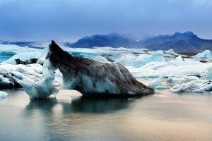 nature, Iceberg, Ice, Water, Mountain, Landscape, Snow
