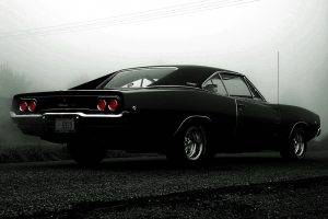 car, Dodge Charger, Dodge, Dodge Charger R T, Dodge Charger R T 1968, Road, Muscle Cars