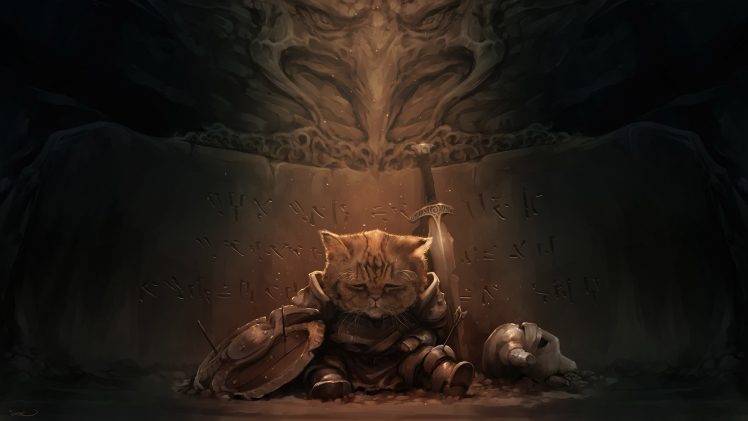 cat, The Elder Scrolls V: Skyrim, Lirik HD Wallpaper Desktop Background