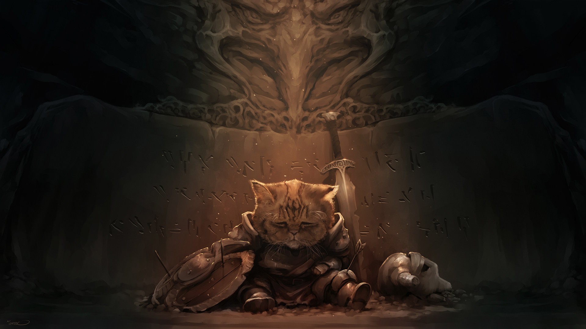 cat, The Elder Scrolls V: Skyrim, Lirik Wallpaper