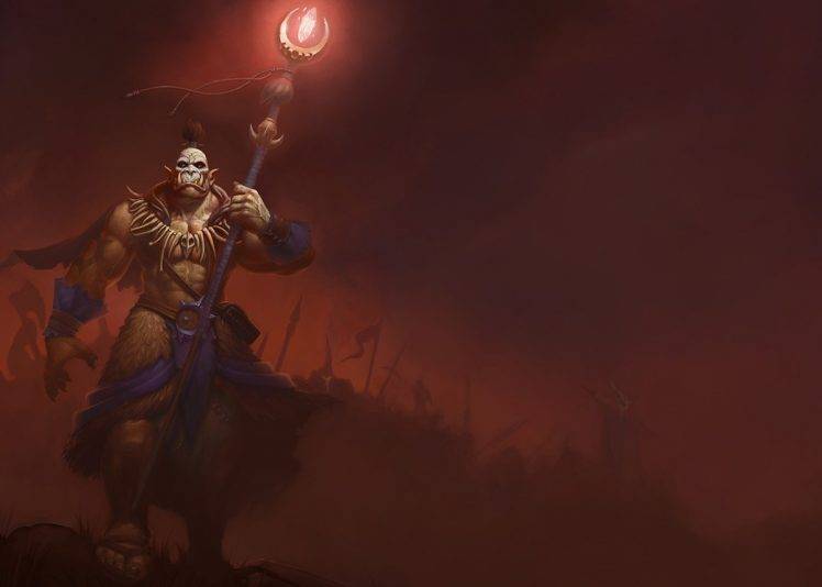 World Of Warcraft: Warlords Of Draenor, Warlock HD Wallpaper Desktop Background