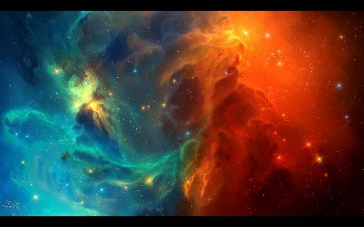 space, TylerCreatesWorlds, Space Art, Nebula HD Wallpaper Desktop Background