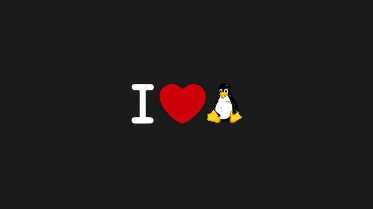 Linux, GNU, Love HD Wallpaper Desktop Background