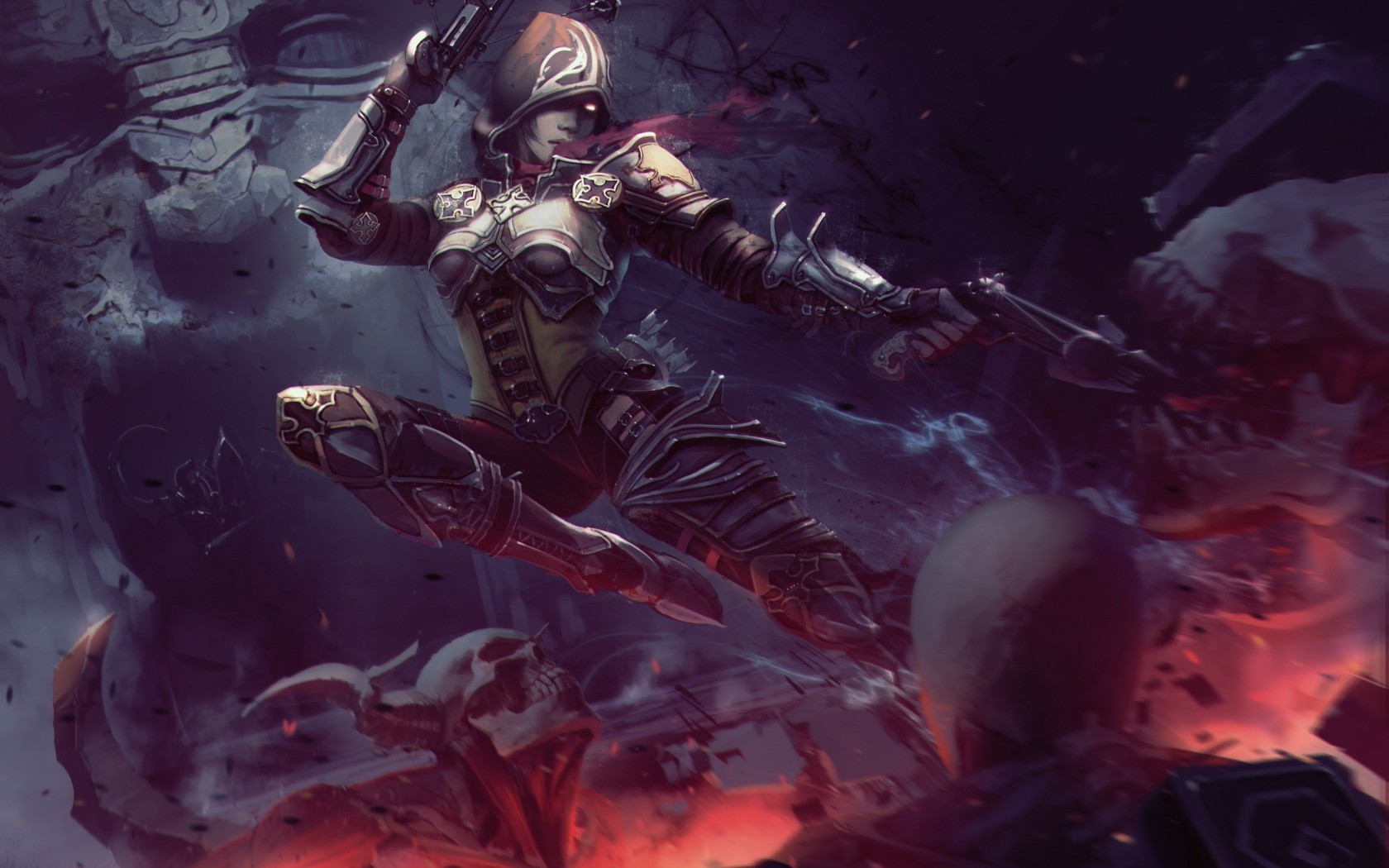 Diablo, Diablo III, Video Games, Fantasy Art, Digital Art Wallpaper