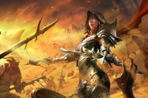 Diablo, Diablo III, Video Games, Fantasy Art, Digital Art, Demon Hunter