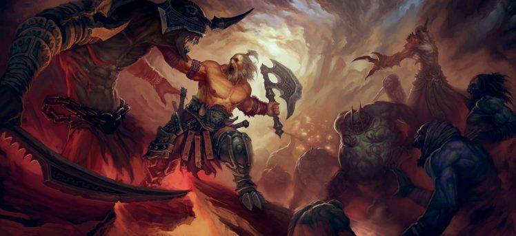 Diablo, Diablo III, Video Games, Fantasy Art, Digital Art HD Wallpaper Desktop Background