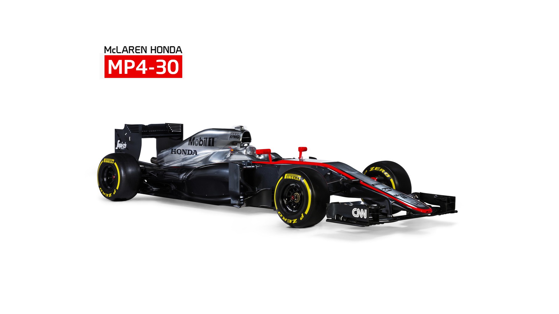 race Cars, Formula 1, McLaren F1, Honda, CGI, White Background, McLaren MP4 30, 2015, 3D Wallpaper