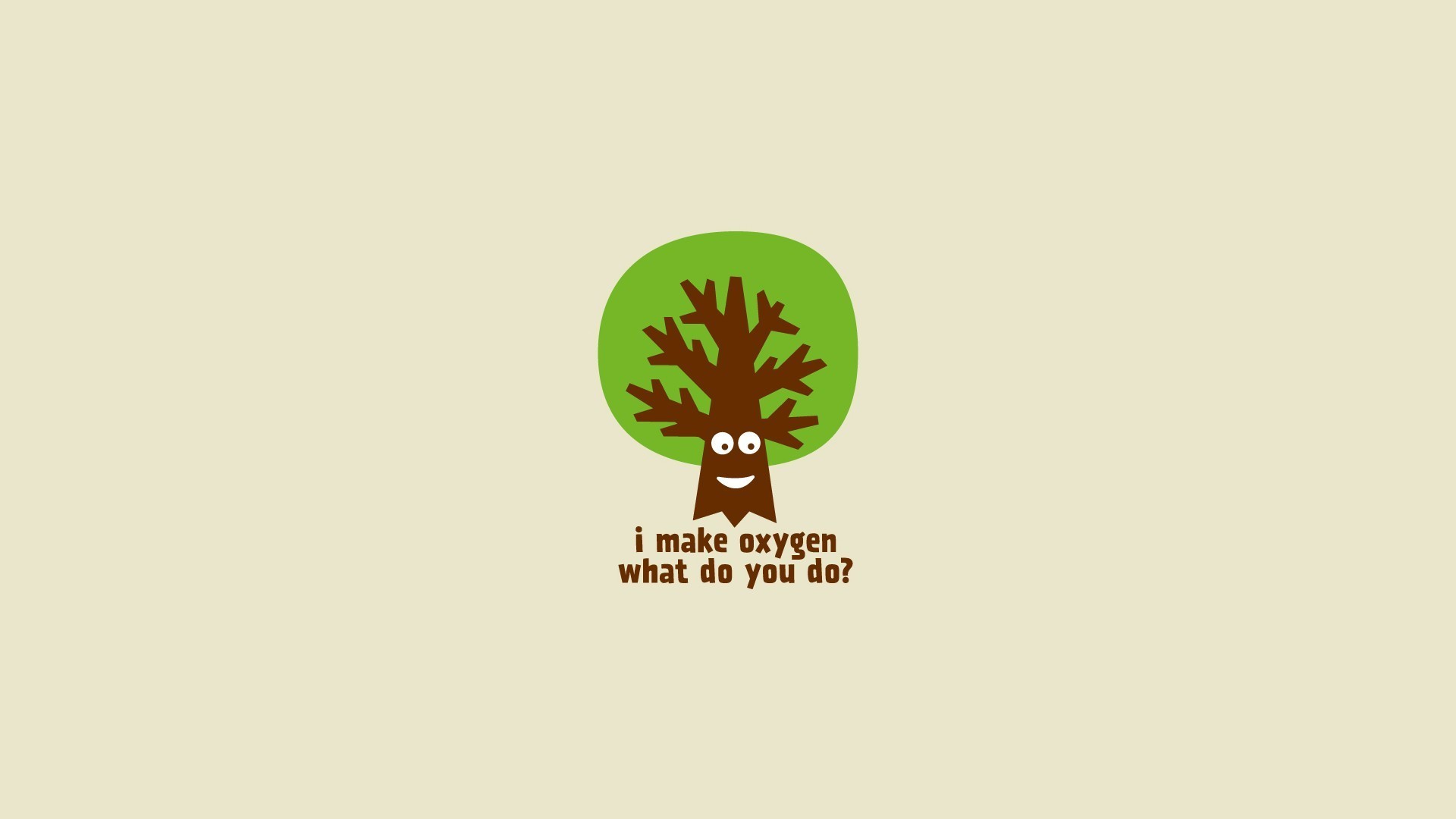 crazy simple love quotes Quote, Smiling Trees, Green, digital Art, Minimalism,