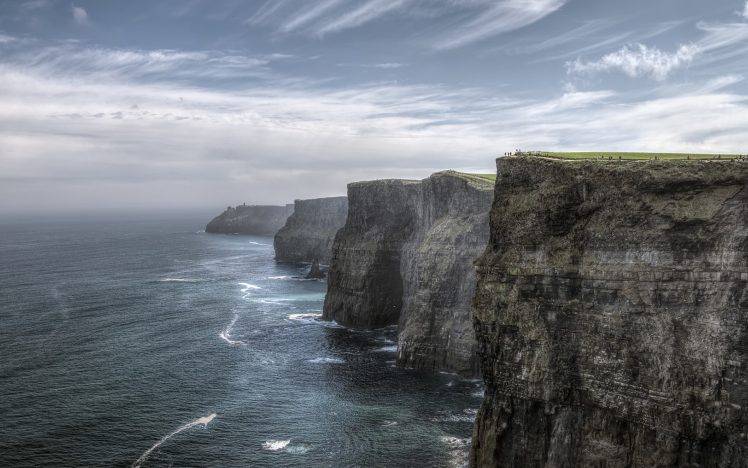 nature, Landscape, Sea, Cliff, Coast HD Wallpaper Desktop Background