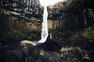 nature, Landscape, Waterfall