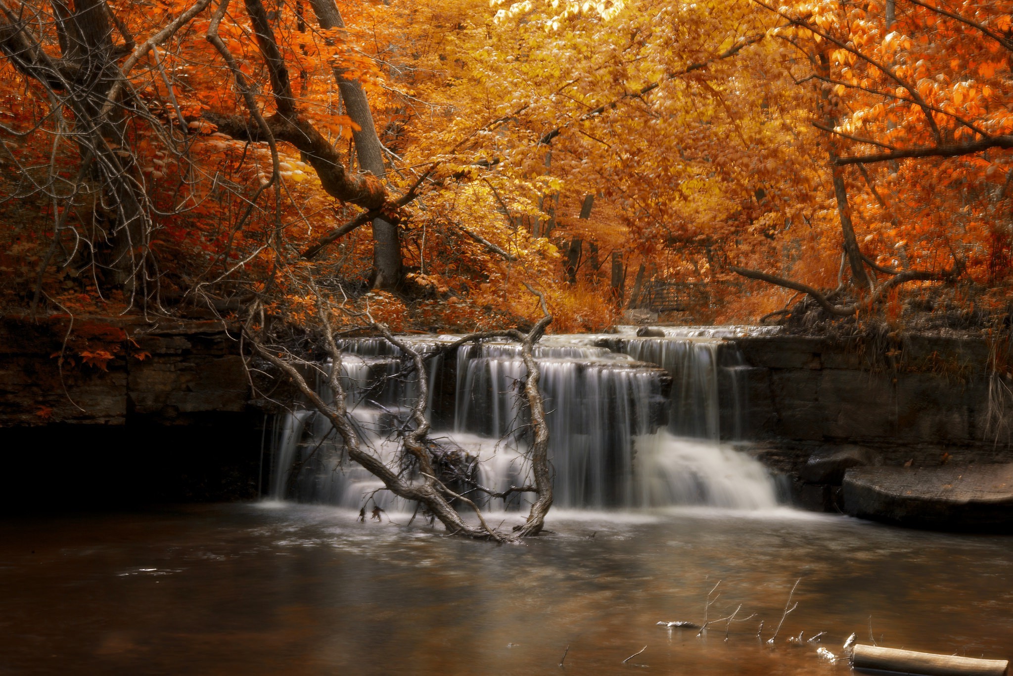 nature, Landscape, Waterfall Wallpaper
