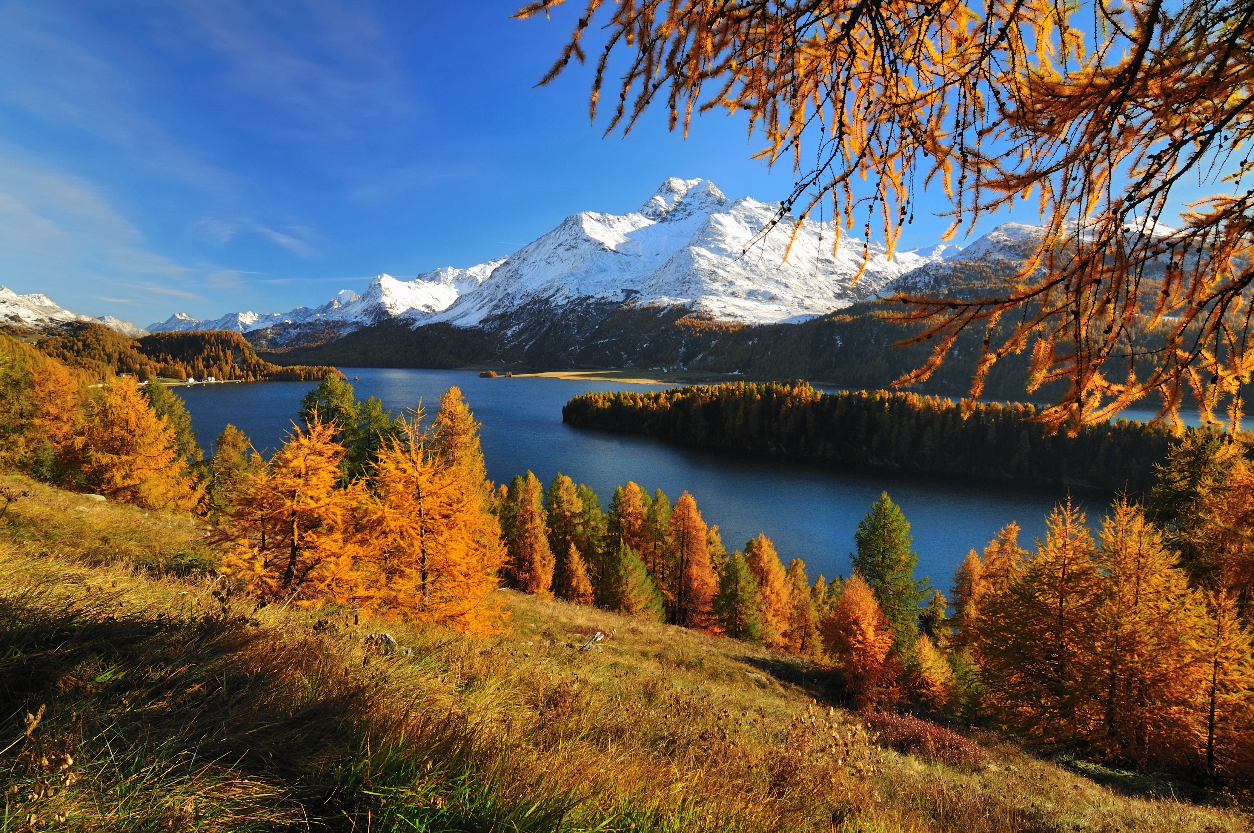 озеро гора осень the lake mountain autumn загрузить