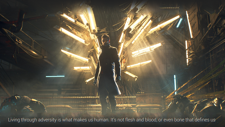 Adam Jensen, Deus Ex: Mankind Divided, Writing, Quote HD Wallpaper Desktop Background