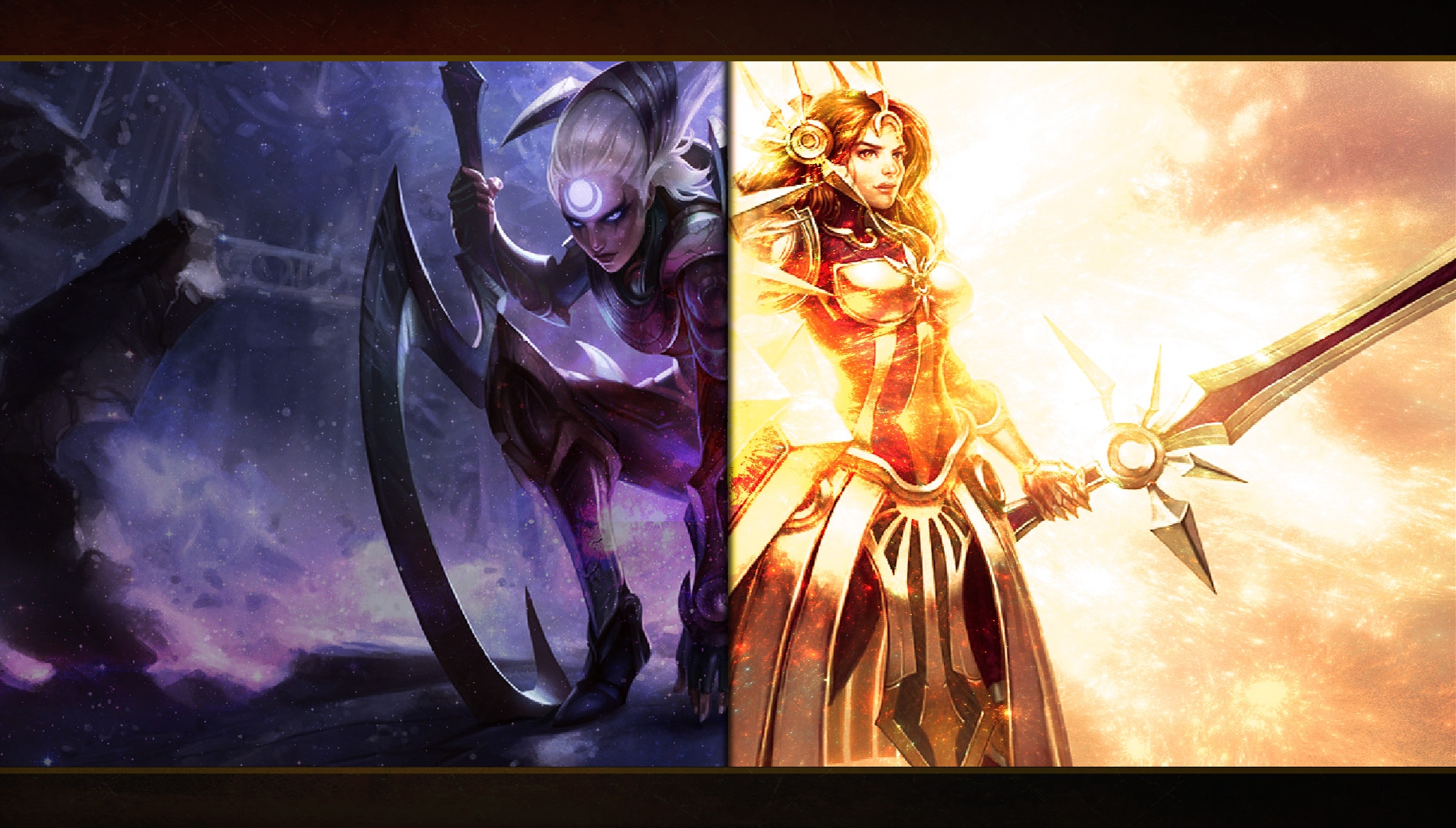 Leona, Diana, League Of Legends, Video Games Wallpaper
