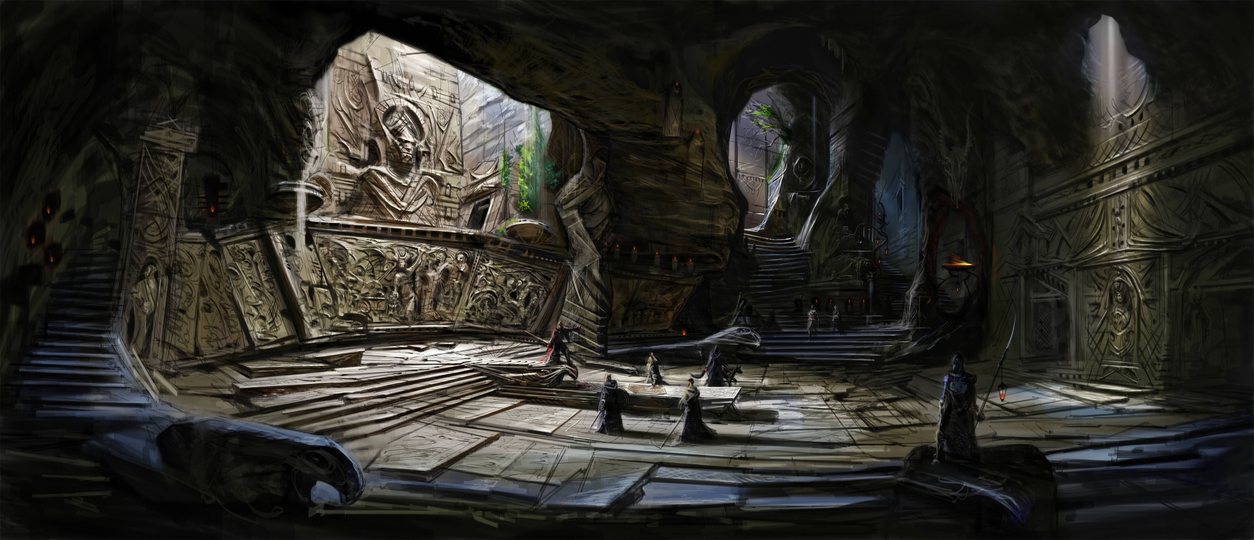 The Elder Scrolls V: Skyrim, Video Games, Drawing Wallpaper