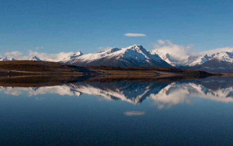 landscape, Mountain, Nature, Reflection, Snowy Peak HD Wallpaper Desktop Background