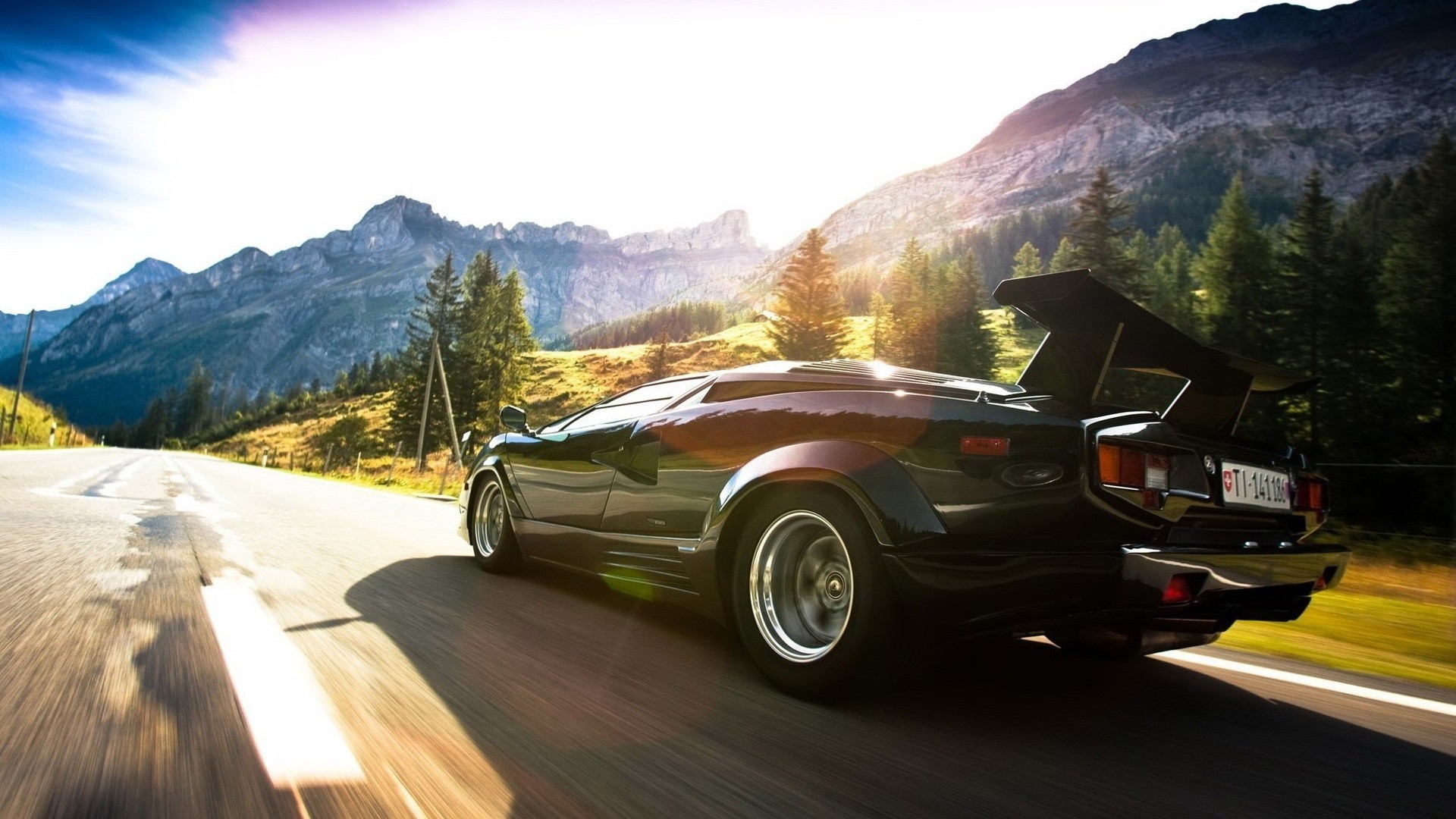 Lamborghini, Car, Road, Countach Wallpapers HD / Desktop ...