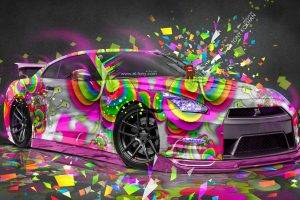 Super Car, Tony Kokhan, Colorful, Nissan, Nissan GTR