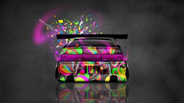 Super Car, Tony Kokhan, Colorful, Toyota Cresta HD Wallpaper Desktop Background