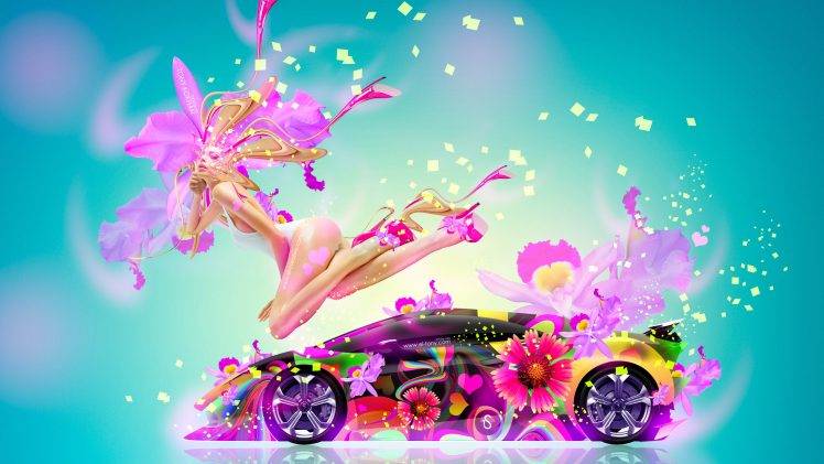 Super Car, Tony Kokhan, Colorful, Lamborghini HD Wallpaper Desktop Background
