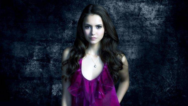 Nina Dobrev, Promos, The Vampire Diaries, Brunette HD Wallpaper Desktop Background